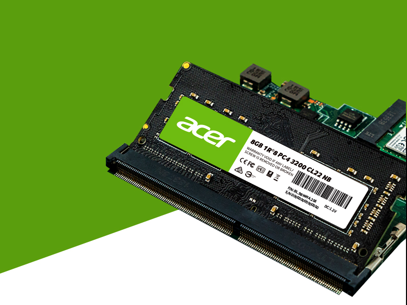 Acer SD100 DRAM module SO-DIMM up to 3200 MHz