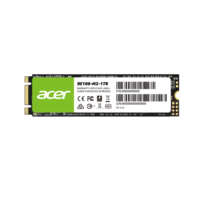 Acer RE100 M.2 SATA SSD for faster and writing