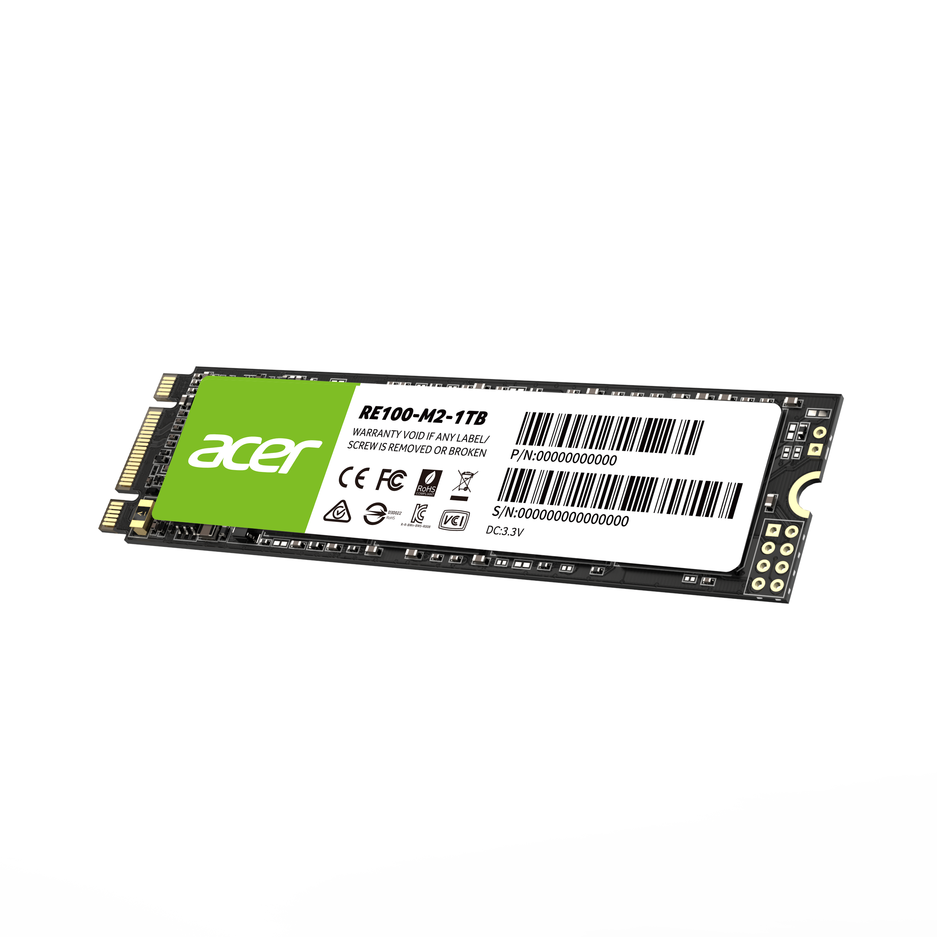 Acer RE100 M.2 SATA SSD for faster and writing