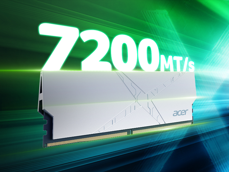 Acer HT200 DDR5 Overclocking Memory Blazing Speeds up to 7200 MT/s